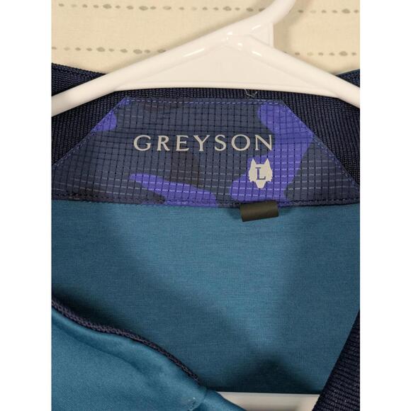 Greyson Quarter Zip Performance Pullover Golf Athletic Layer Mens Large - Picture 3 of 7